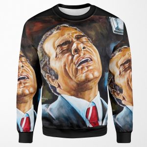 Stelios Kazantzidis Portrait Painting All-over-print Unisex Sweatshirt