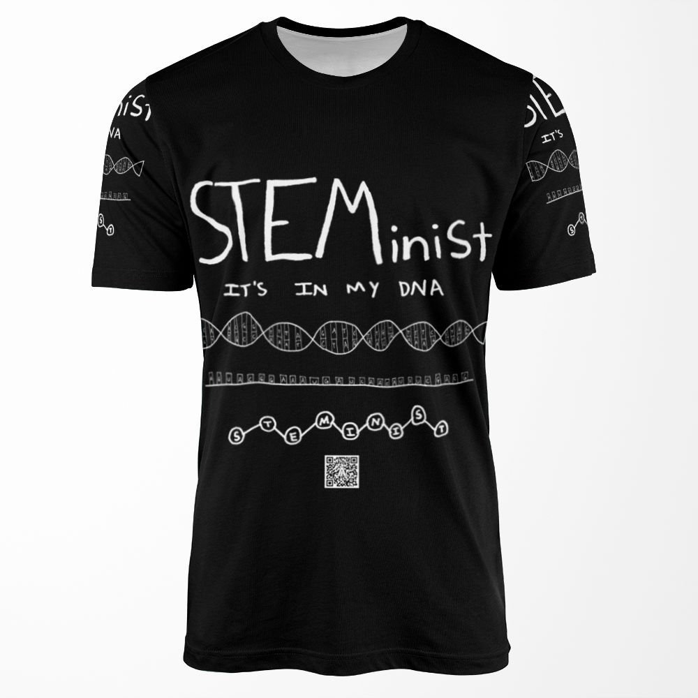 Steminist Design To Support Women In Science Conference In China All-over-print T-shirt
