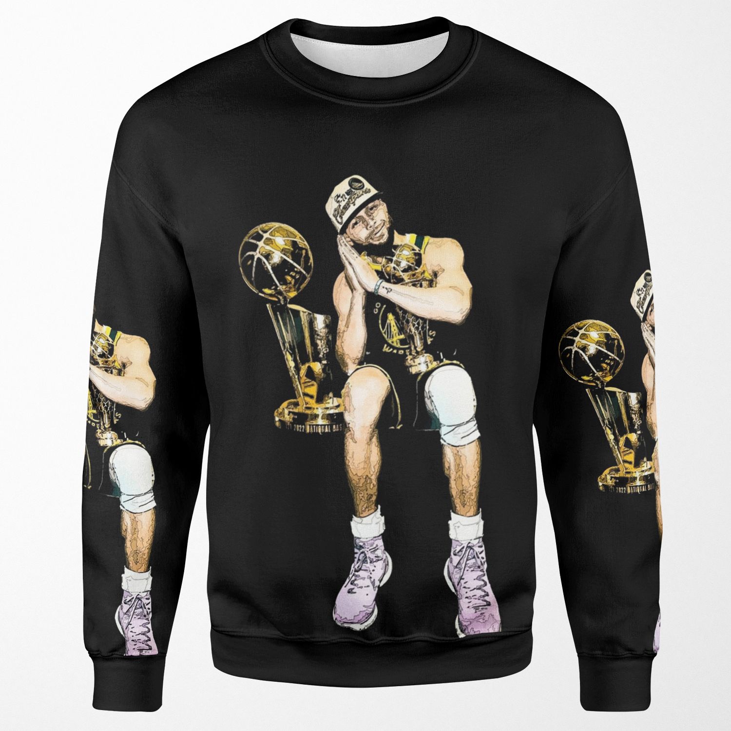 Steph Curry Night Night All-over-print Unisex Sweatshirt