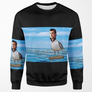 Steven Seagull At Sea All-over-print Unisex Sweatshirt