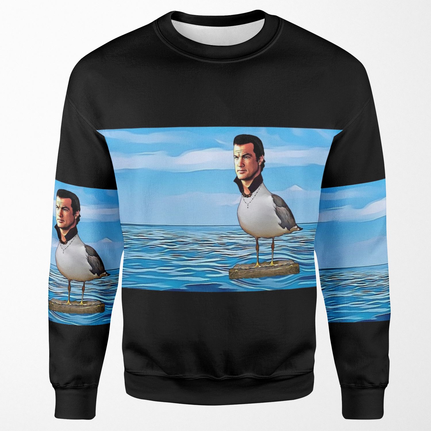 Steven Seagull At Sea All-over-print Unisex Sweatshirt