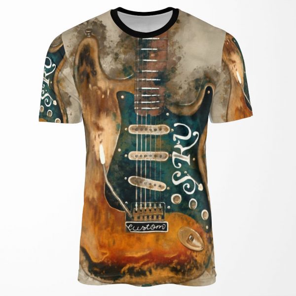 Stevie Ray Vaughan S Electric Guitar All-over-print T-shirt