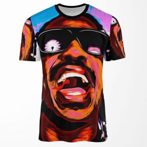 Stevie Wonder All-over-print T-shirt