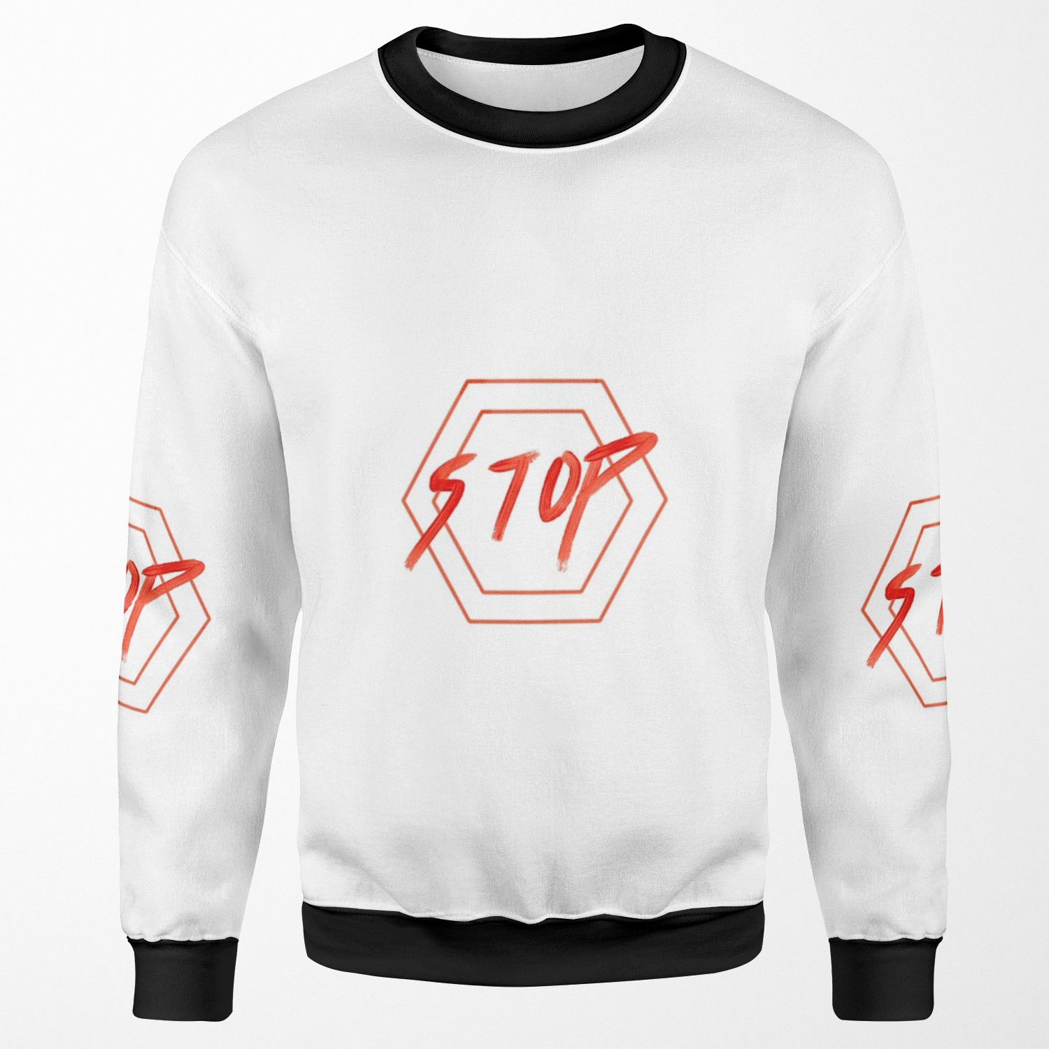 Stop All-over-print Unisex Sweatshirt