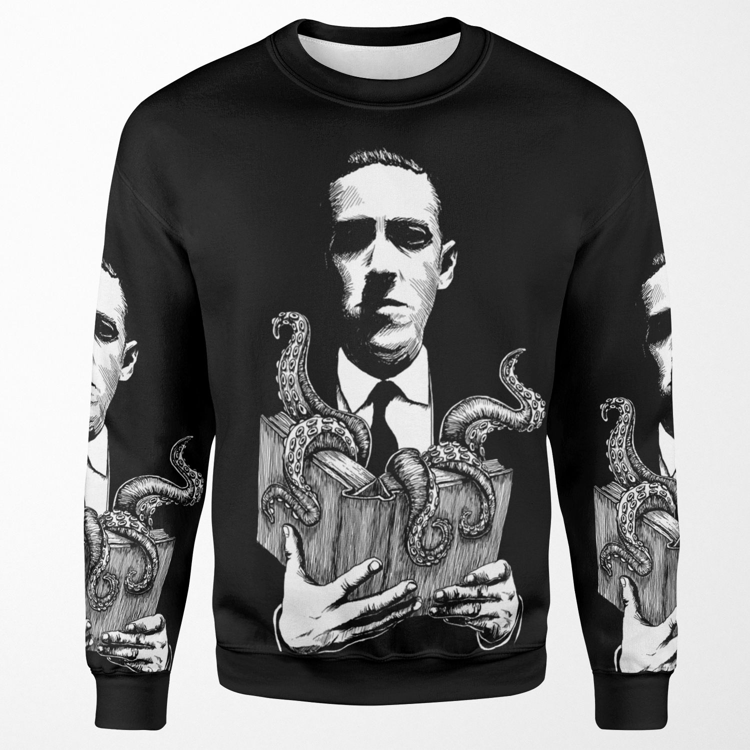 Storytime With Lovecraft All-over-print Unisex Sweatshirt
