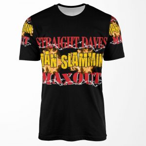 Straight Daves Man Slammin Max Out All-over-print T-shirt