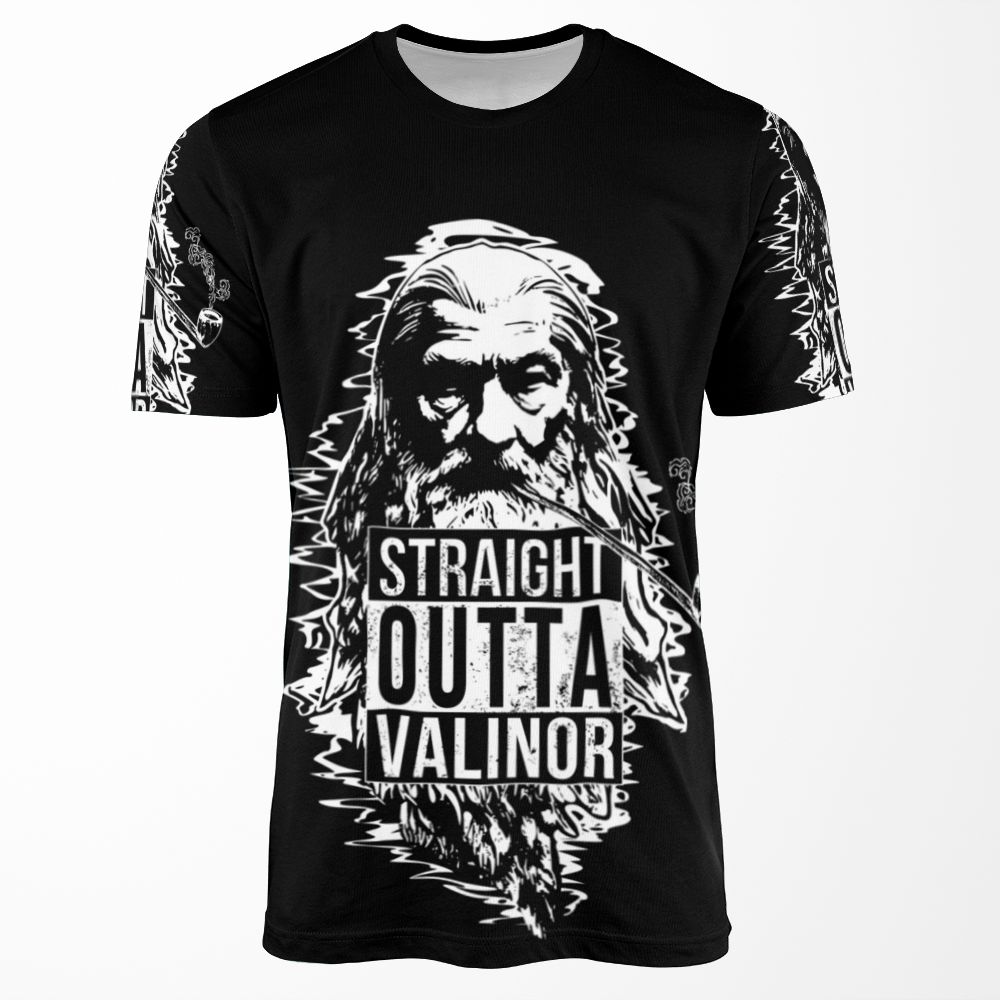 Straight Outta Valinor All-over-print T-shirt