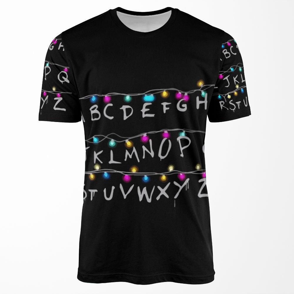 Stranger Alphabet Things All-over-print T-shirt