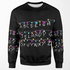 Stranger Alphabet Things All-over-print Unisex Sweatshirt