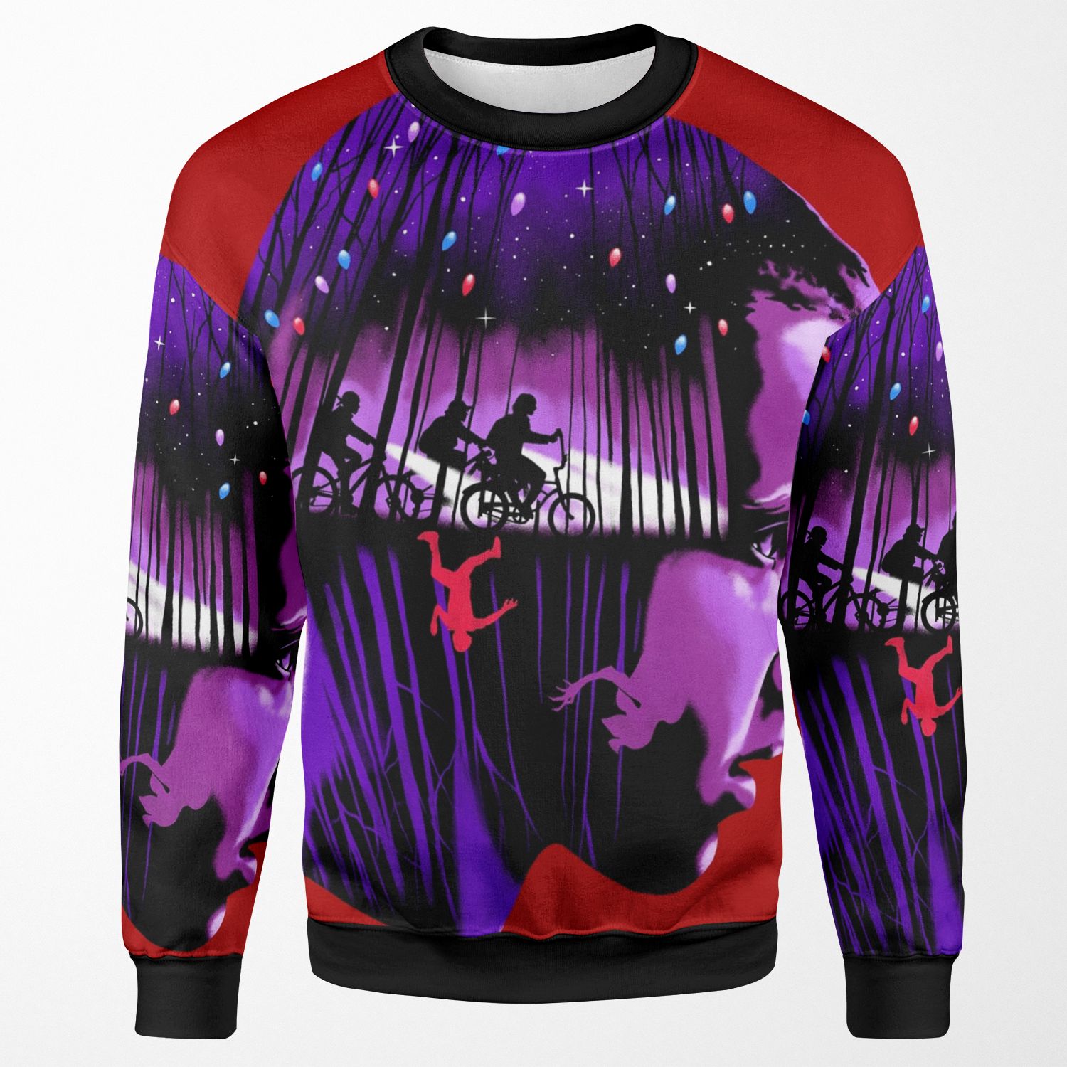 Stranger Things Eleven All-over-print Unisex Sweatshirt