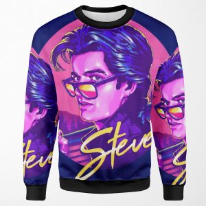 Stranger Things Steve Harrington Available On Mask All-over-print Unisex Sweatshirt