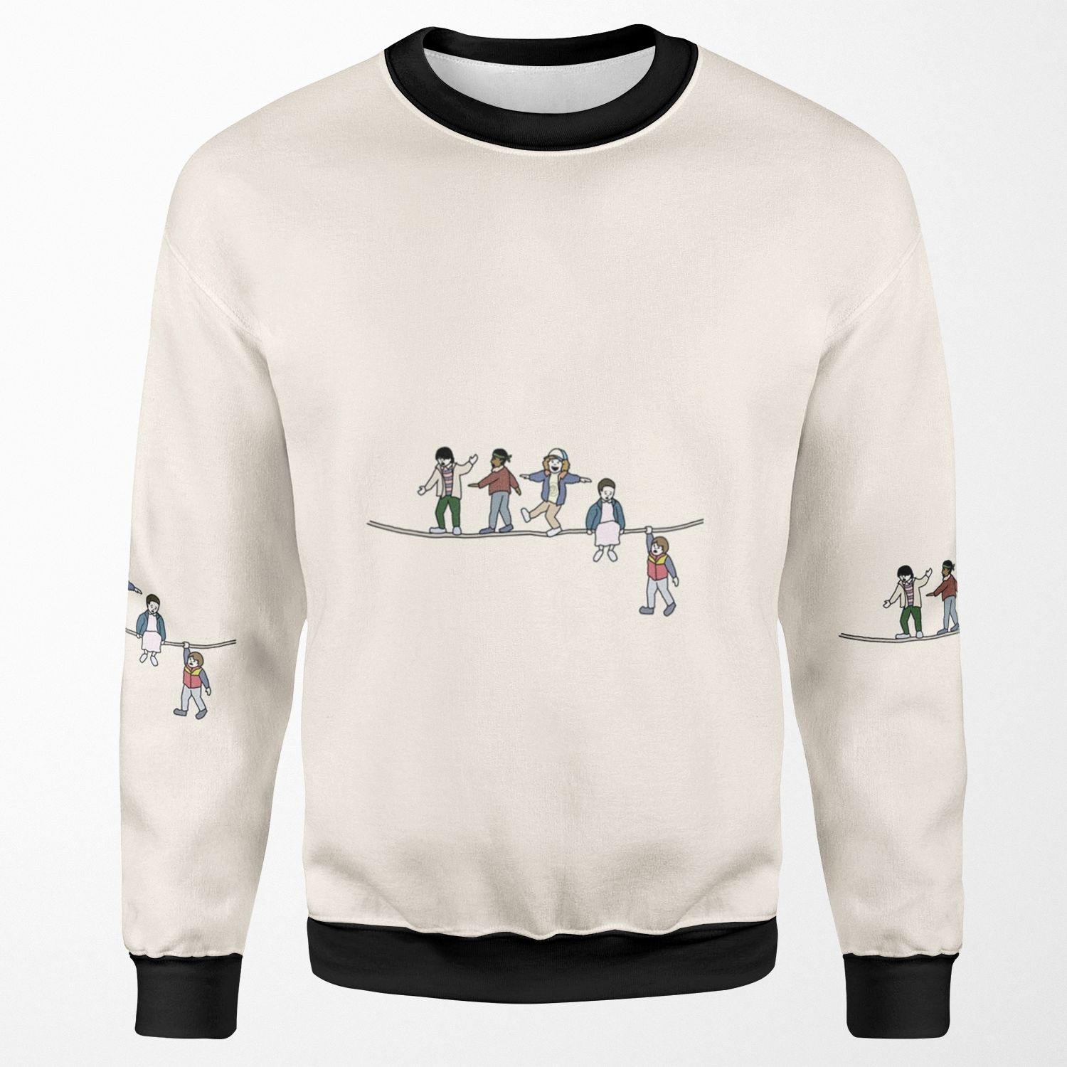 Stranger Things The Acrobats And The Fleas All-over-print Unisex Sweatshirt