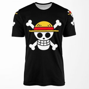 Straw Hat Jolly Roger All-over-print T-shirt