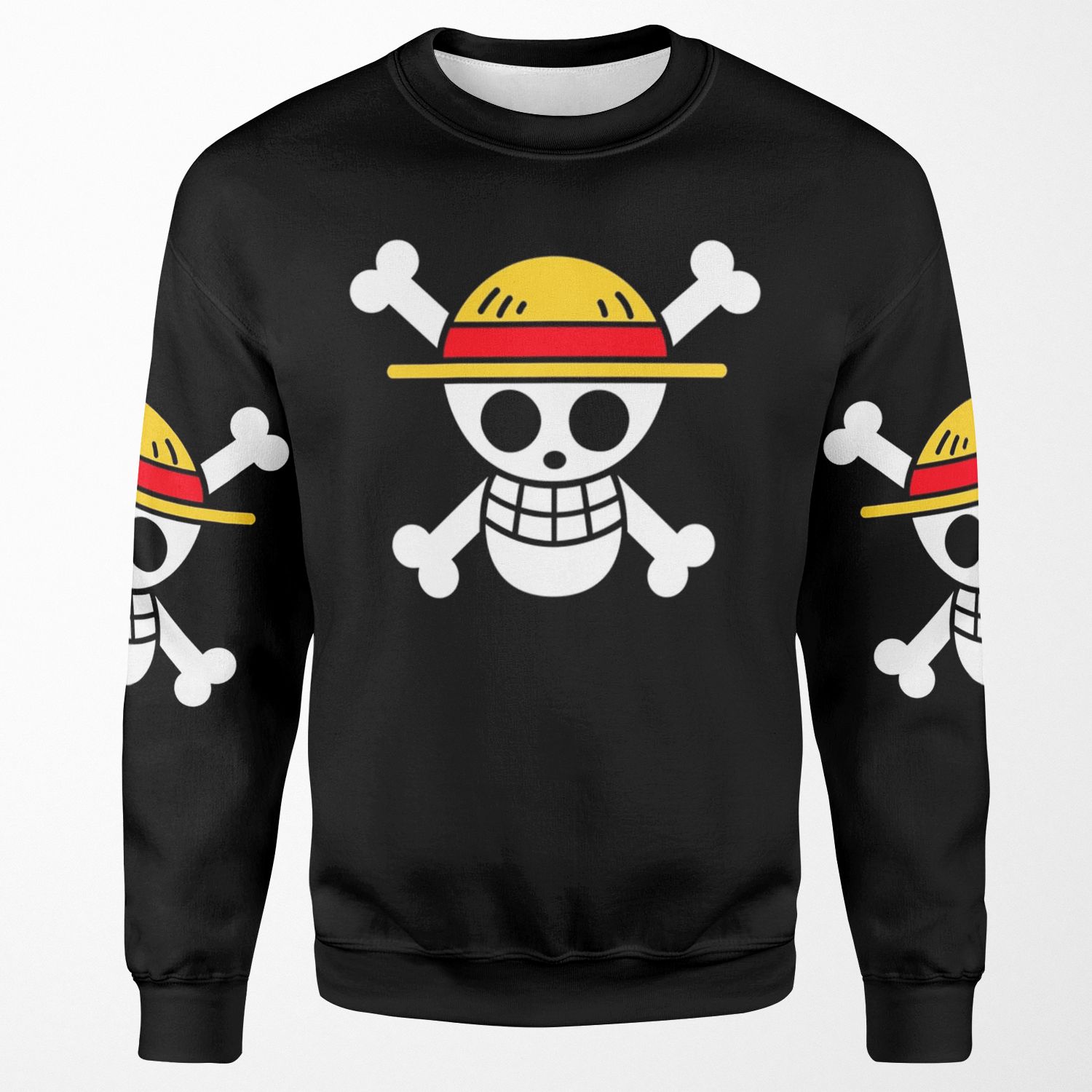 Straw Hat Jolly Roger All-over-print Unisex Sweatshirt