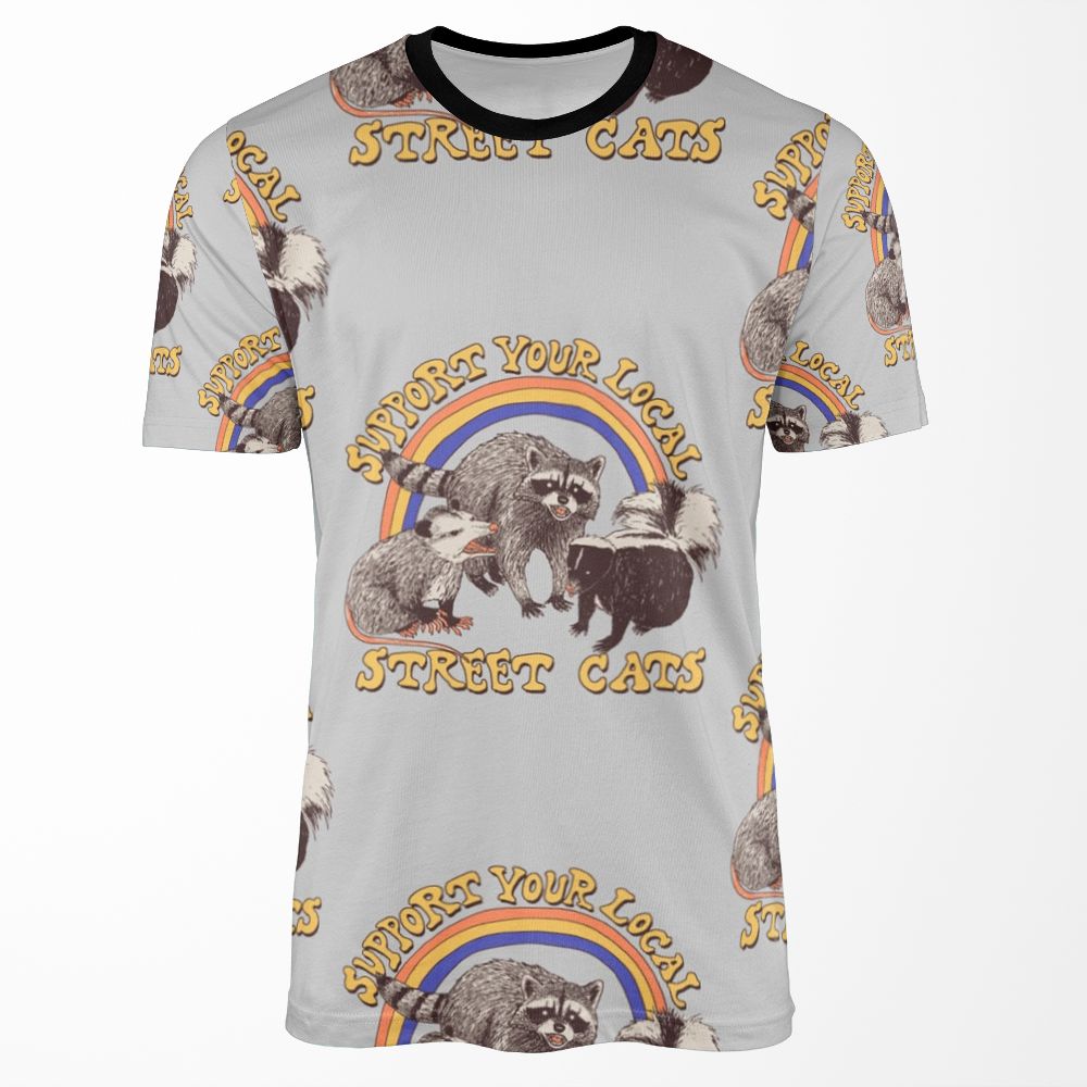 Street Cats All-over-print T-shirt