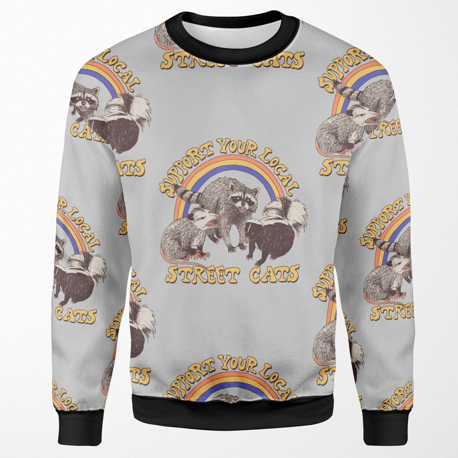 Street Cats All-over-print Unisex Sweatshirt