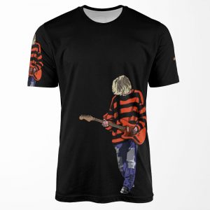 Stripey Kurt All-over-print T-shirt