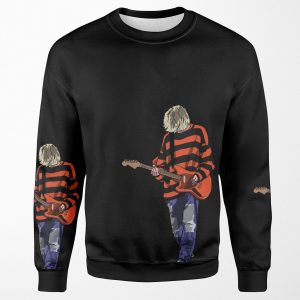 Stripey Kurt All-over-print Unisex Sweatshirt