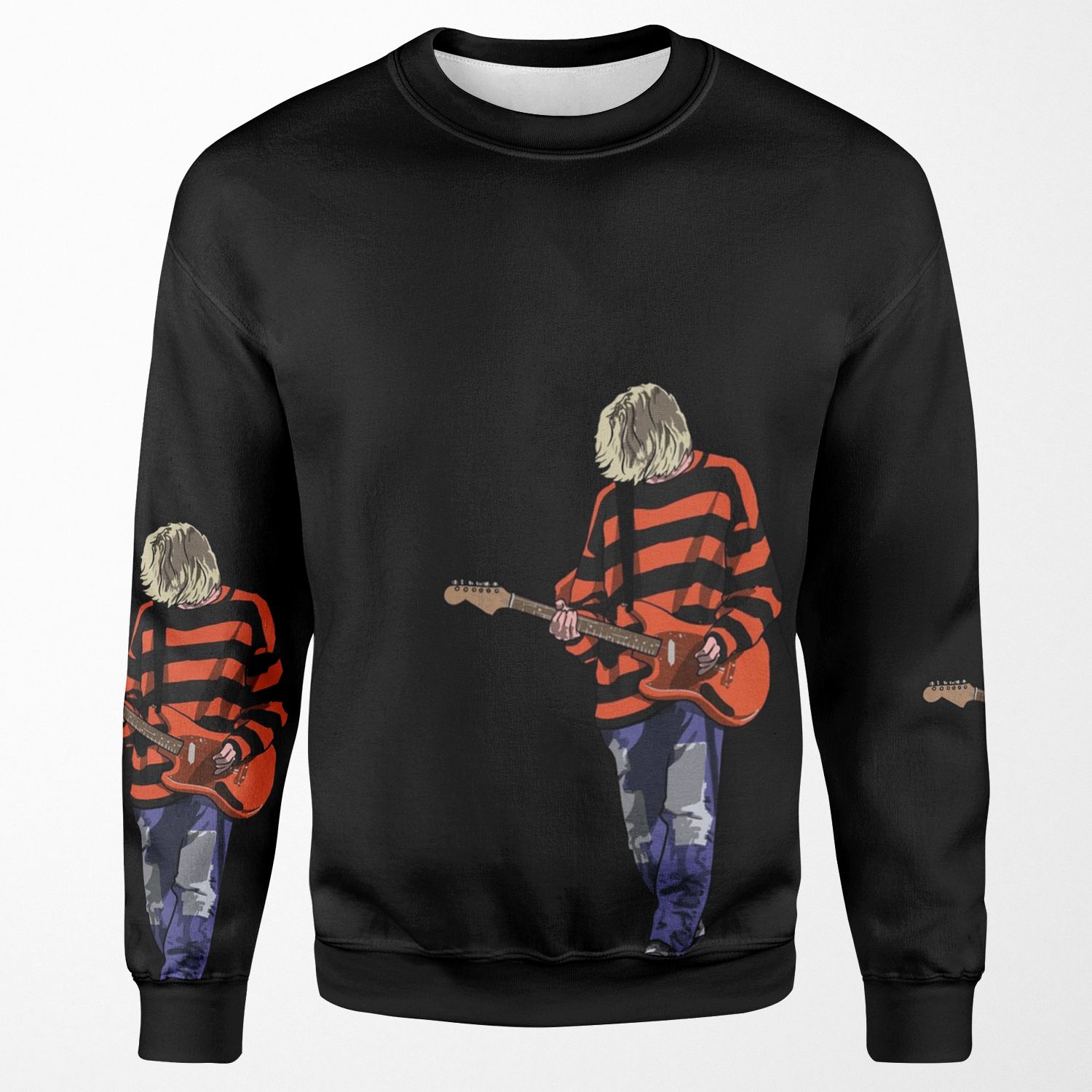 Stripey Kurt All-over-print Unisex Sweatshirt