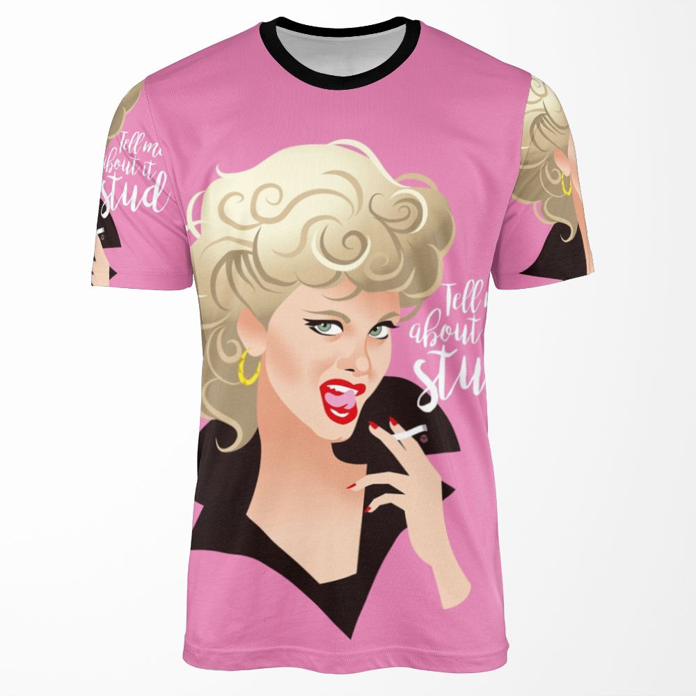 Stud All-over-print T-shirt