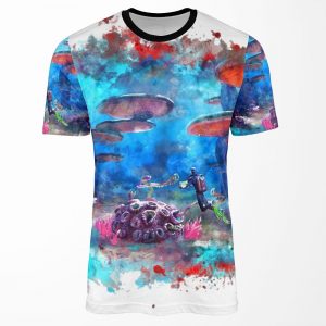 Subnautica All-over-print T-shirt