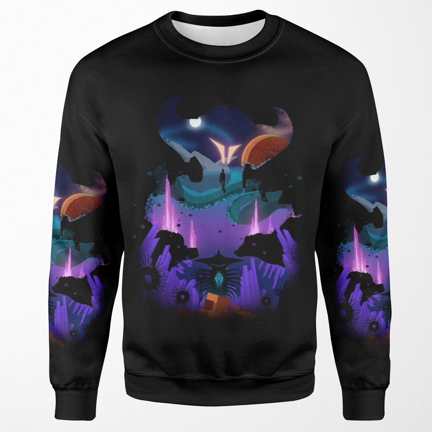 Subnautica Below Zero Layers All-over-print Unisex Sweatshirt