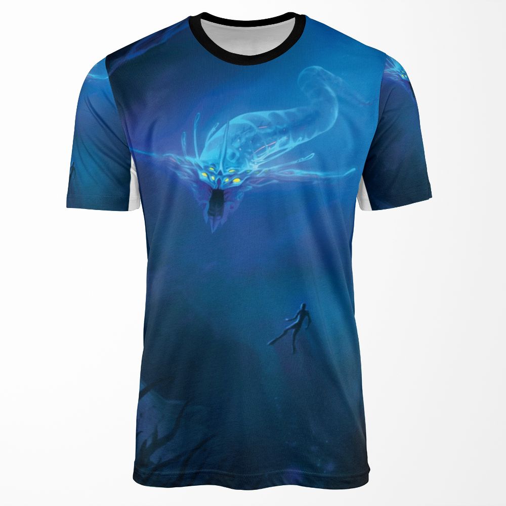 Subnautica Ghost Leviathan All-over-print T-shirt