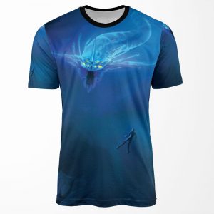 Subnautica Ghost Leviathan Poster All-over-print T-shirt