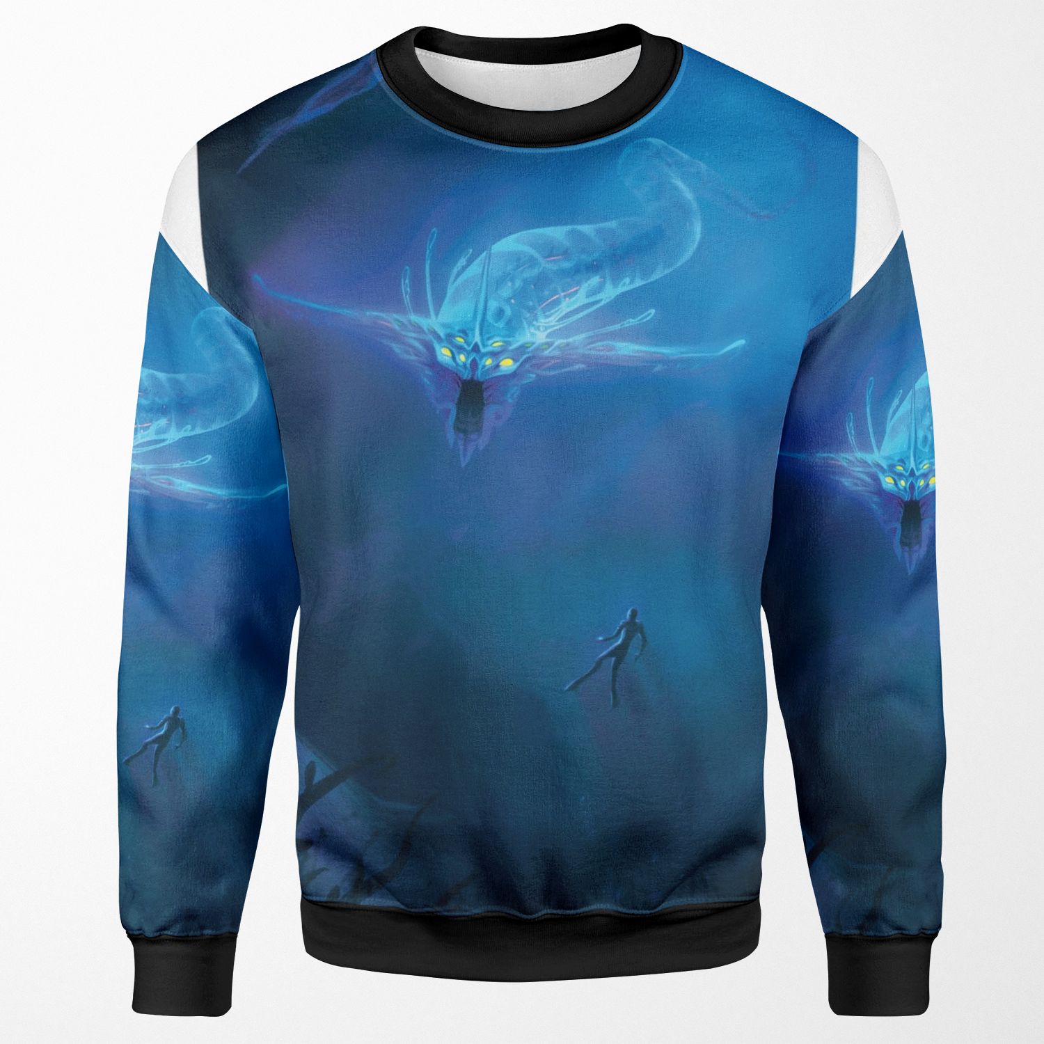 Subnautica Ghost Leviathan All-over-print Unisex Sweatshirt