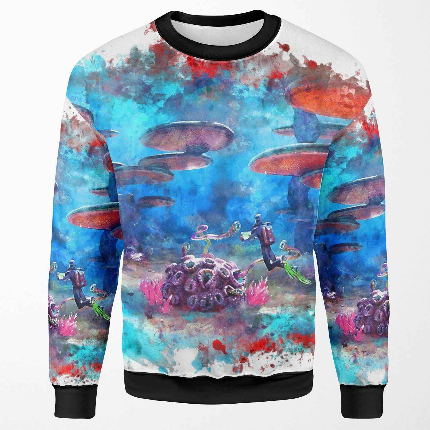 Subnautica All-over-print Unisex Sweatshirt