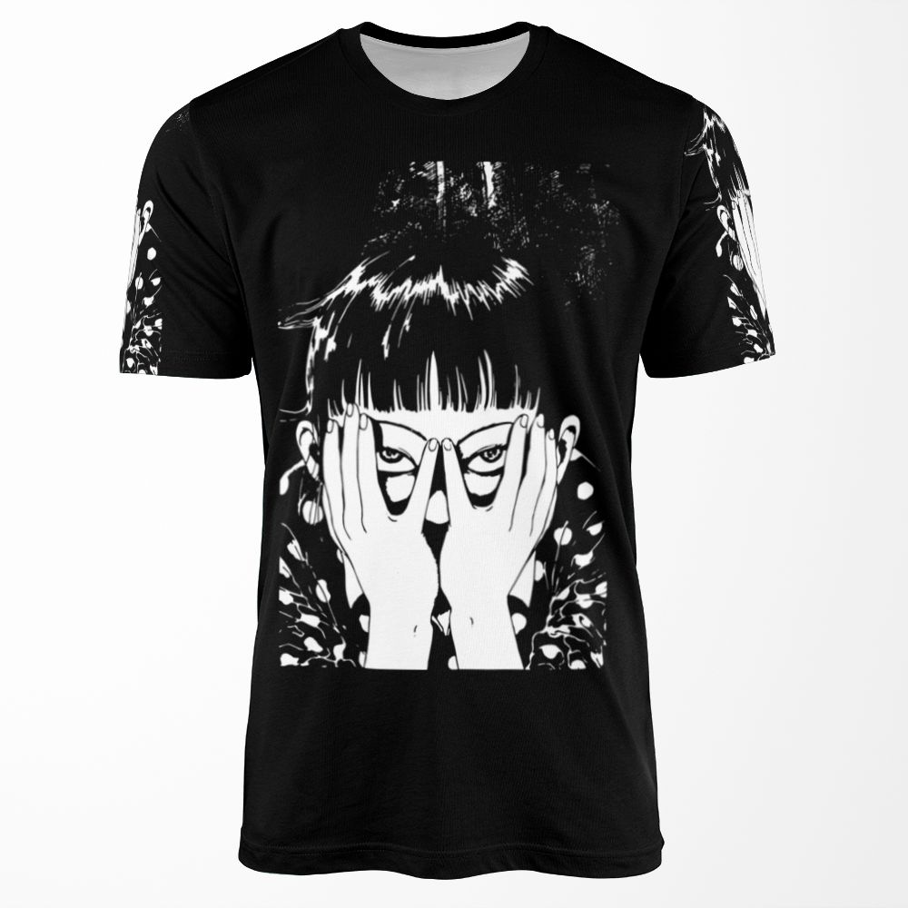 Suehiro Maruo Girl All-over-print T-shirt