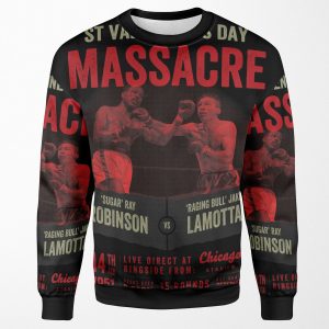 Sugar Ray Robinson Vs Jake Lamotta Shirt All-over-print Unisex Sweatshirt