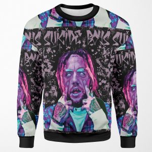 Suicide Boys Purple Colorway All-over-print Unisex Sweatshirt