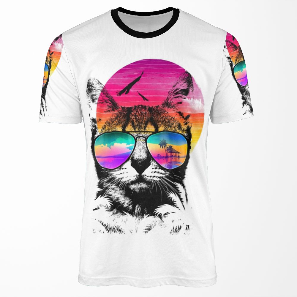 Summer Cat All-over-print T-shirt
