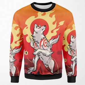 Sun Deity Amaterasu All-over-print Unisex Sweatshirt