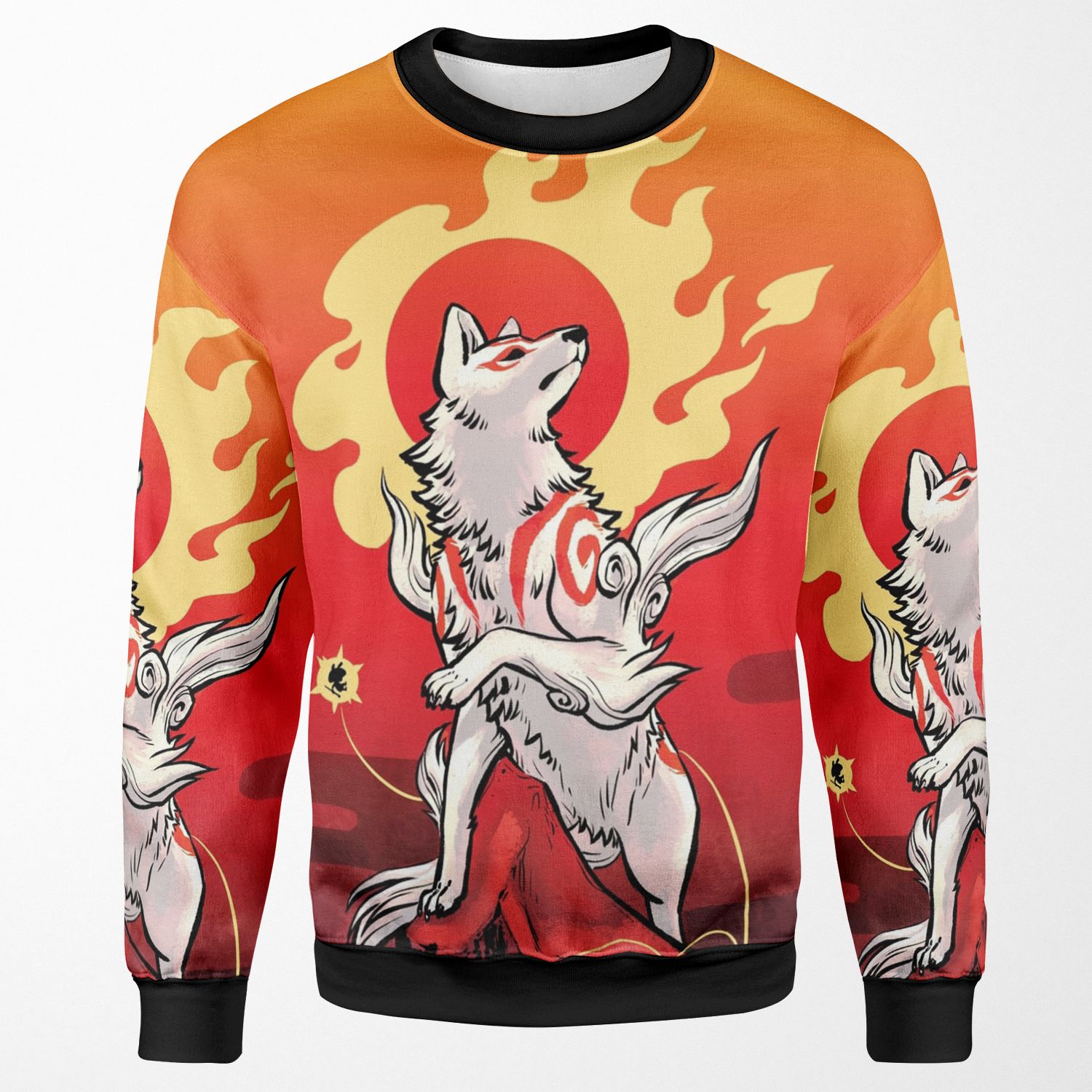 Sun Deity Amaterasu All-over-print Unisex Sweatshirt