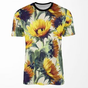 Sunflowers Forever All-over-print T-shirt