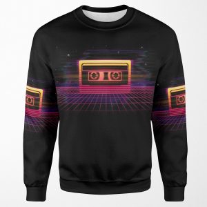 Sunset Cassette Ii All-over-print Unisex Sweatshirt