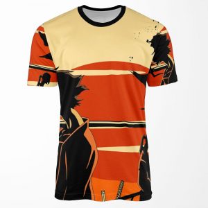 Sunset Samurai All-over-print T-shirt