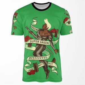 Super Green All-over-print T-shirt