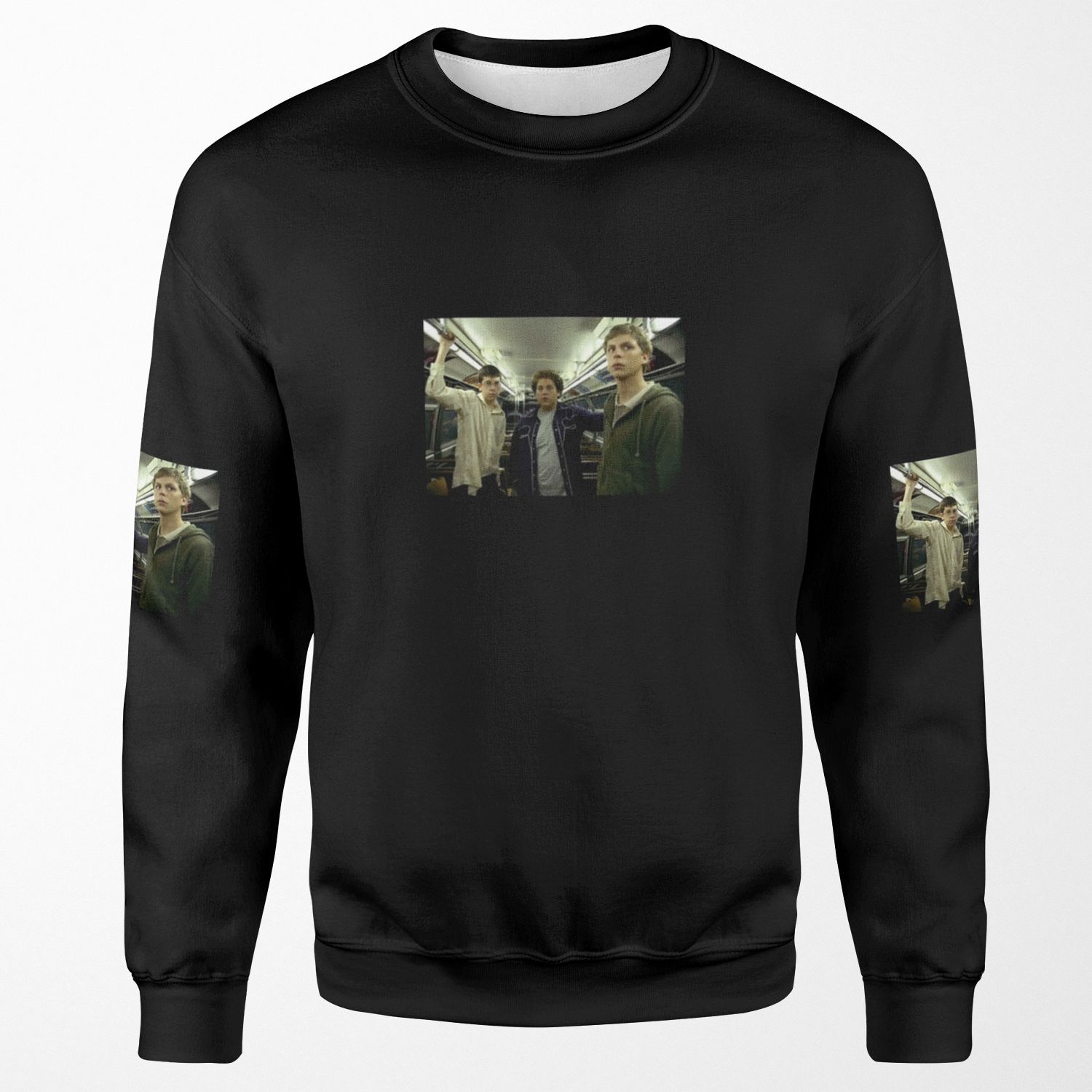 Superbad Train Scene Still All-over-print Unisex Sweatshirt