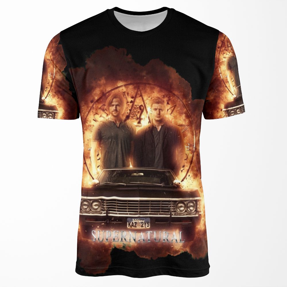Supernatural Explosion 3 All-over-print T-shirt
