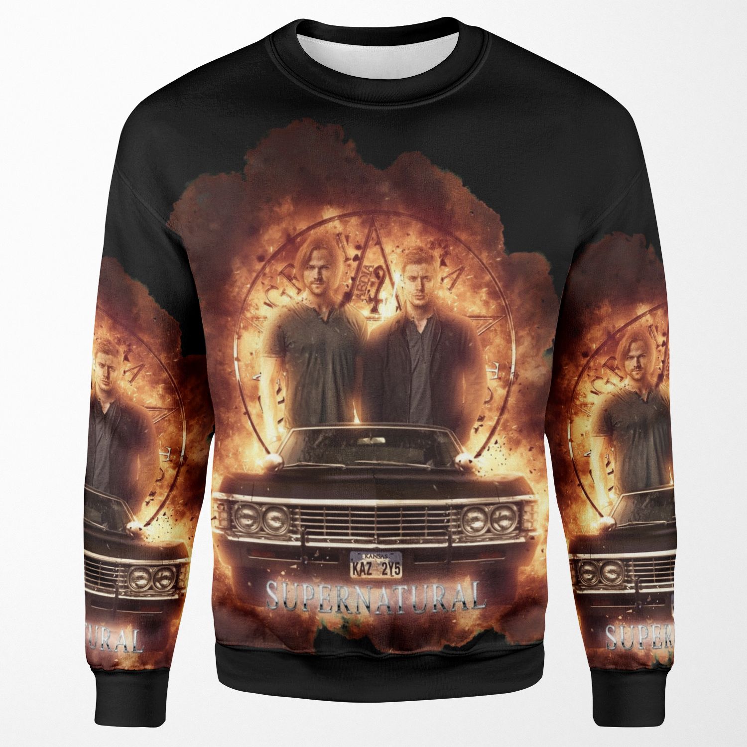 Supernatural Explosion 3 All-over-print Unisex Sweatshirt