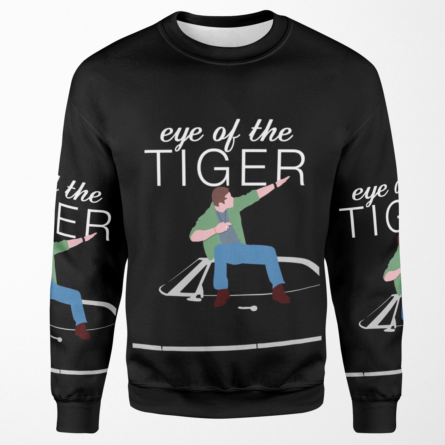 Supernatural Eye Of The Tiger All-over-print Unisex Sweatshirt