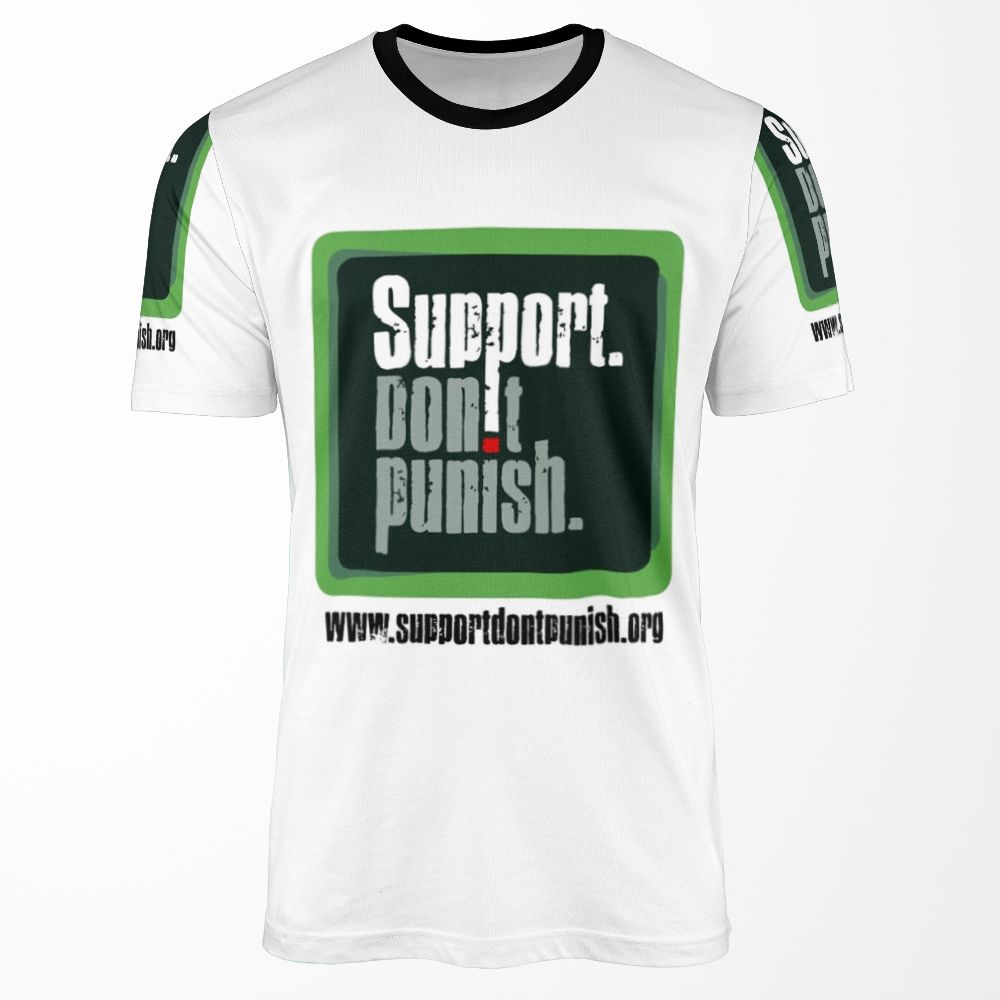 Support Don And 39%3Bt Punish All-over-print T-shirt