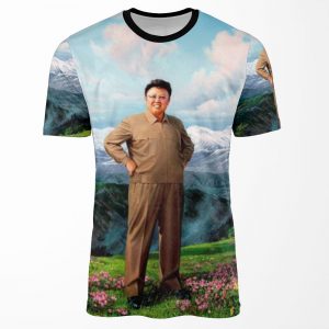 Supreme Leader Kim Jong Il All-over-print T-shirt