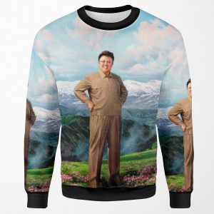 Supreme Leader Kim Jong Il All-over-print Unisex Sweatshirt
