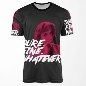 Sure Fine Whatever Pink All-over-print T-shirt