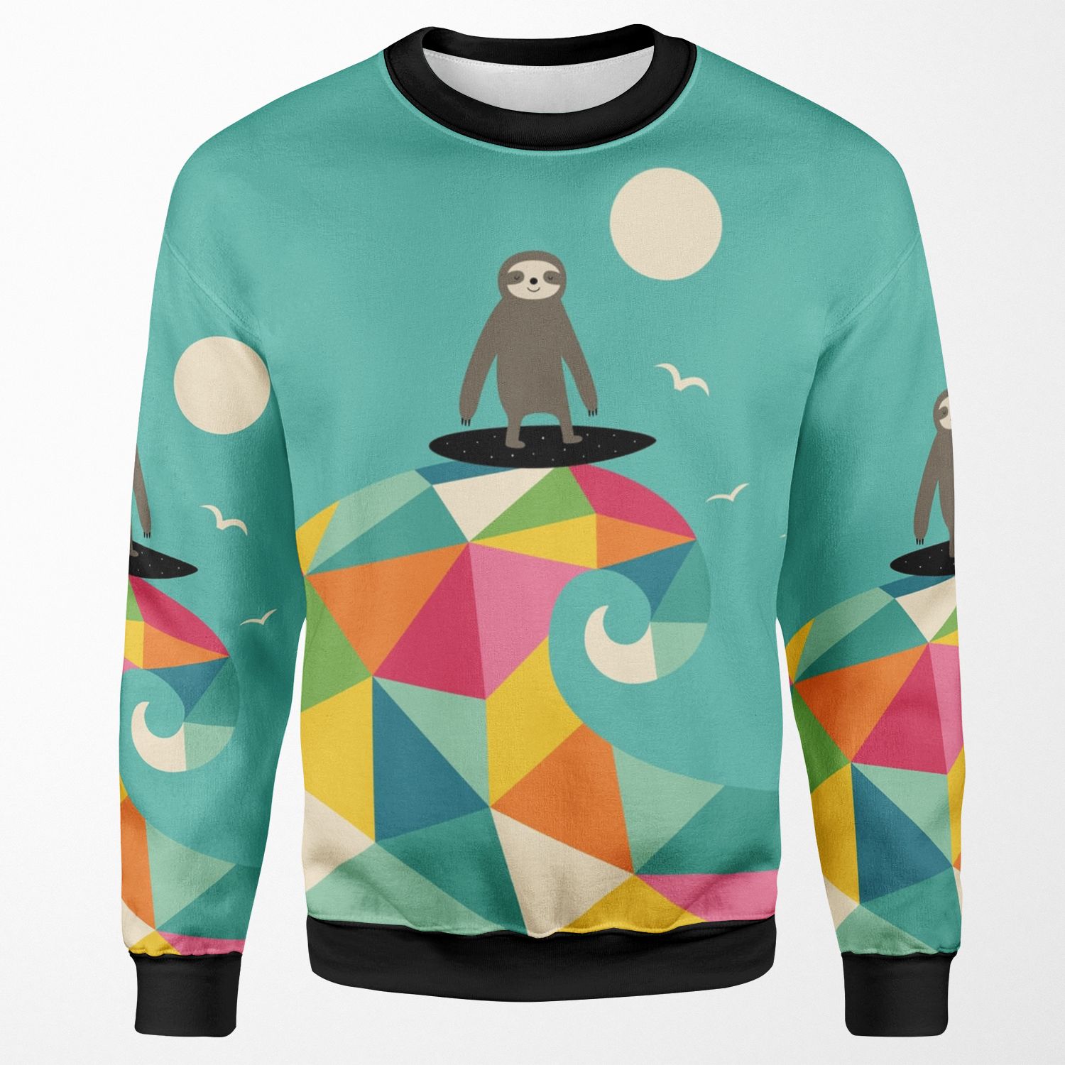 Surfs Up All-over-print Unisex Sweatshirt