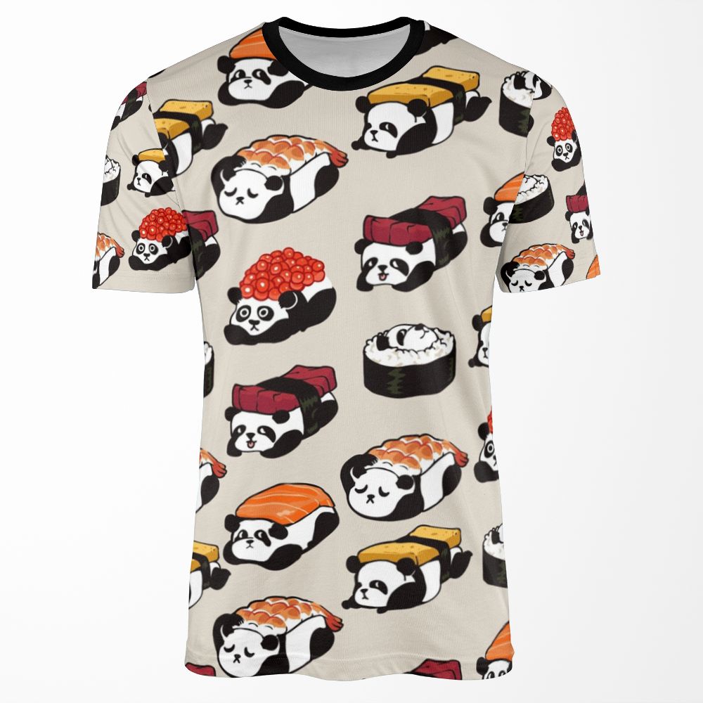 Sushi Panda All-over-print T-shirt